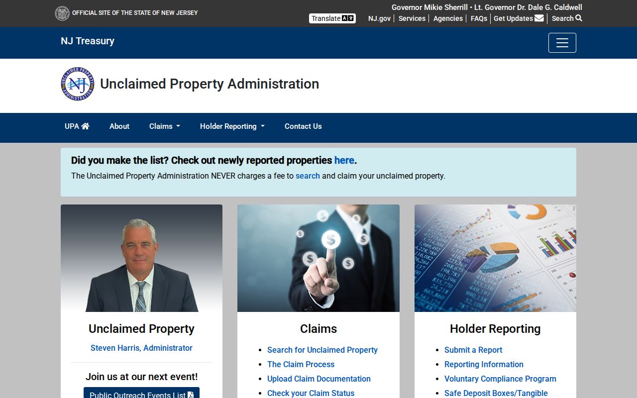 Roxbury previous residents former-address research through New Jersey unclaimed property